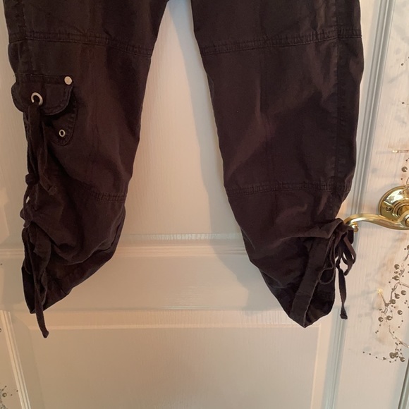 Vintage Zana DI extra low rise cargo Capri jeans - Picture 2 of 5